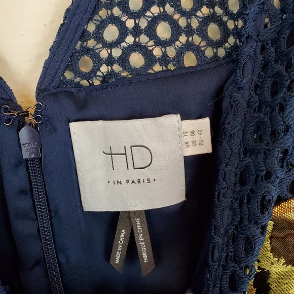 Anthro HD in Paris Yana Jacquard Peplum top (430) - Picture 3 of 11